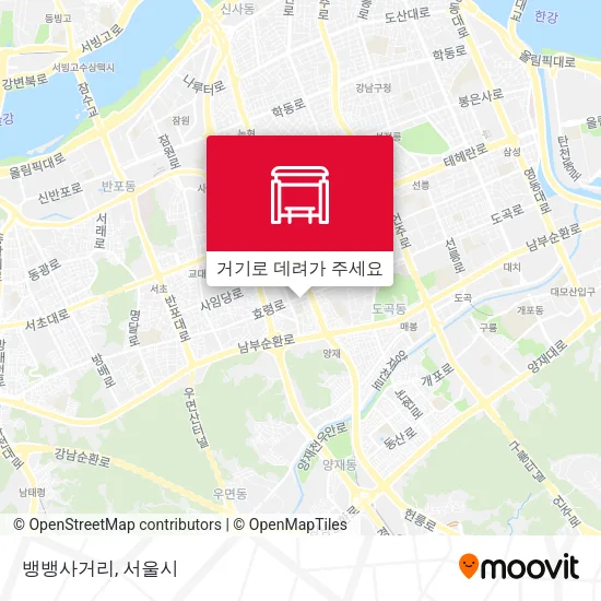 뱅뱅사거리 지도