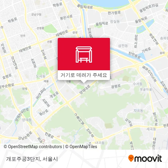 개포주공3단지 지도