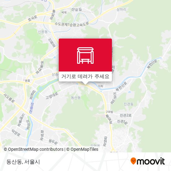동산동 지도