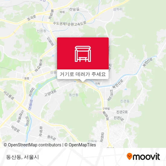 동산동 지도