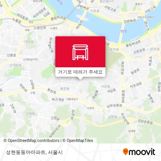 성현동동아아파트 지도