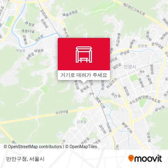 만안구청 지도