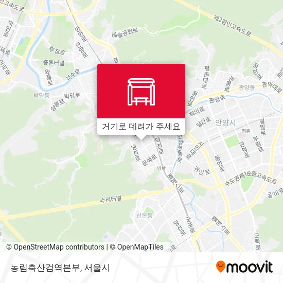 농림축산검역본부 지도