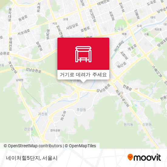 네이처힐5단지 지도