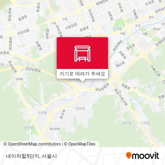 네이처힐5단지 지도