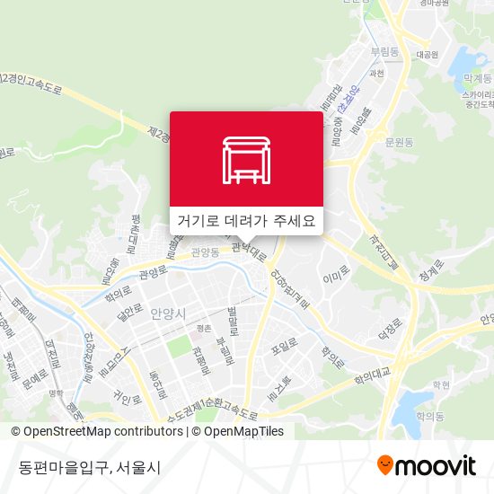 동편마을입구 지도