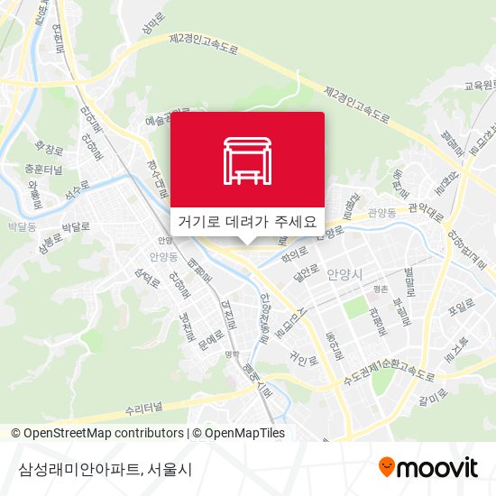 삼성래미안아파트 지도
