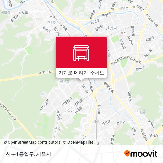 산본1동입구 지도