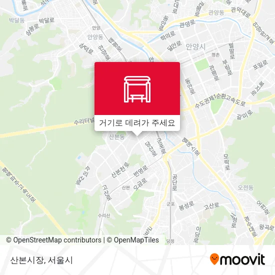 산본시장 지도