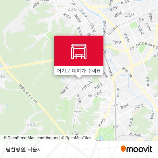 남천병원 지도
