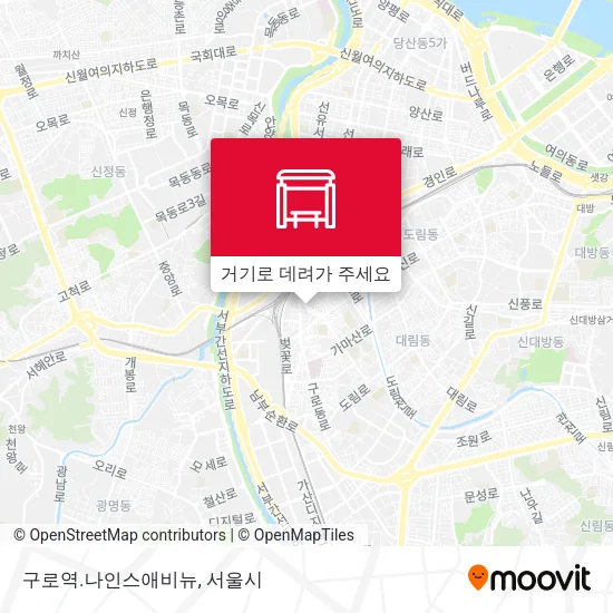 구로역.나인스애비뉴 지도