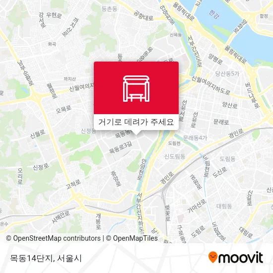 목동14단지 지도