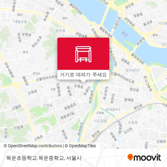 목운초등학교.목운중학교 지도