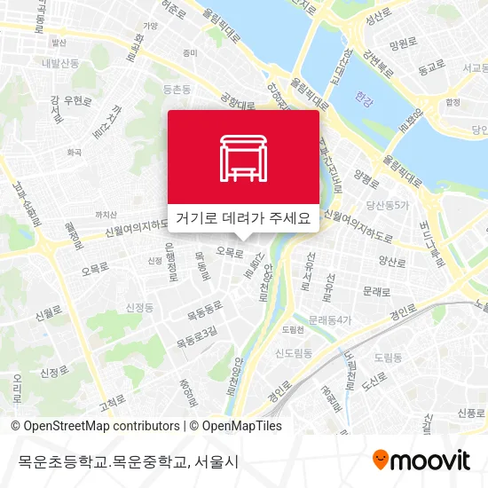 목운초등학교.목운중학교 지도