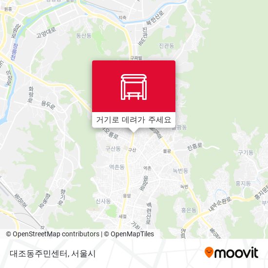 대조동주민센터 지도