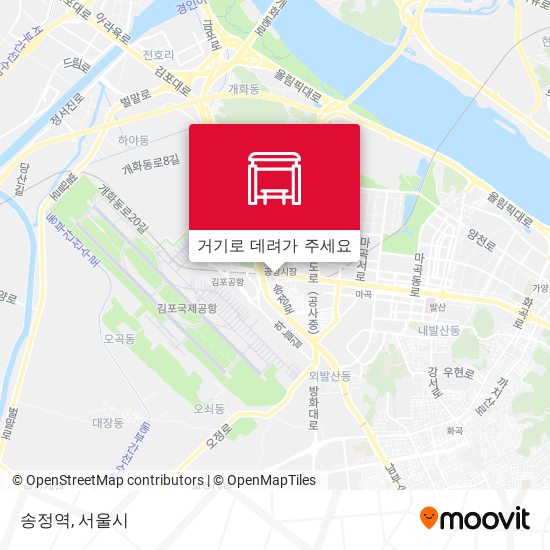 송정역 지도