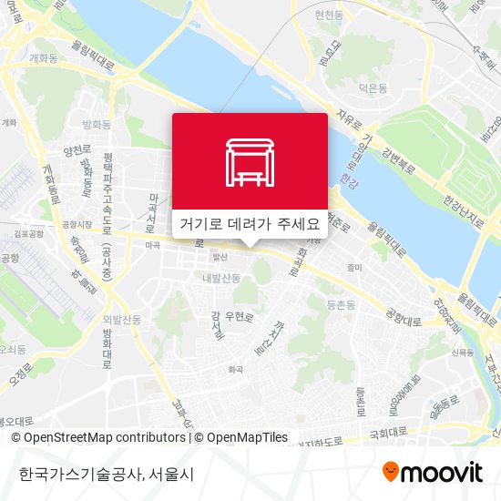 한국가스기술공사 지도