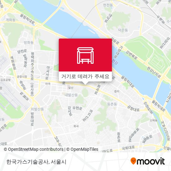 한국가스기술공사 지도