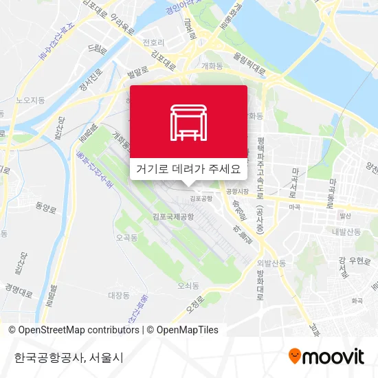 한국공항공사 지도