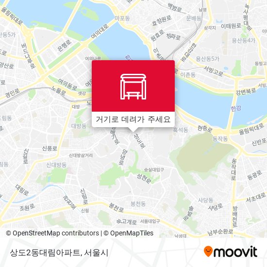 상도2동대림아파트 지도