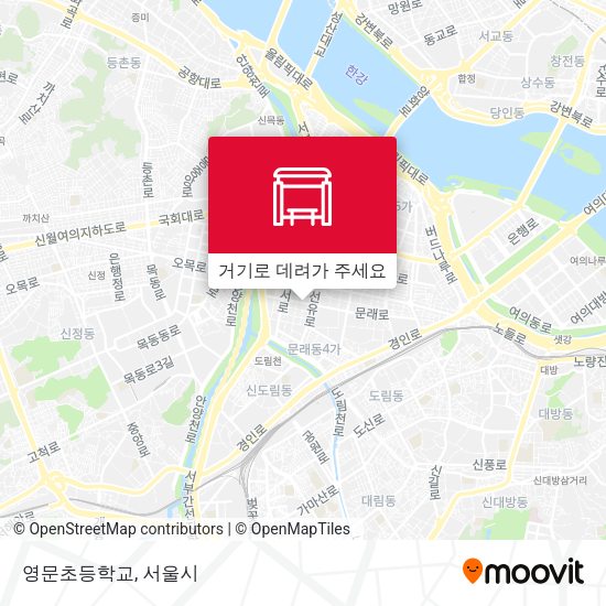 영문초등학교 지도