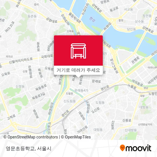 영문초등학교 지도