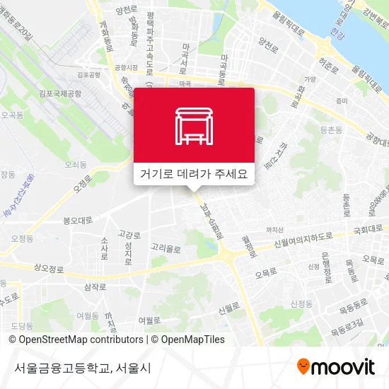 서울금융고등학교 지도