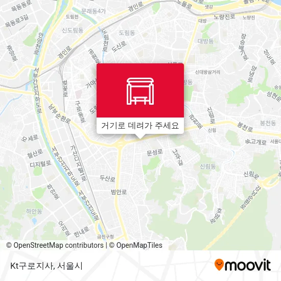 Kt구로지사 지도
