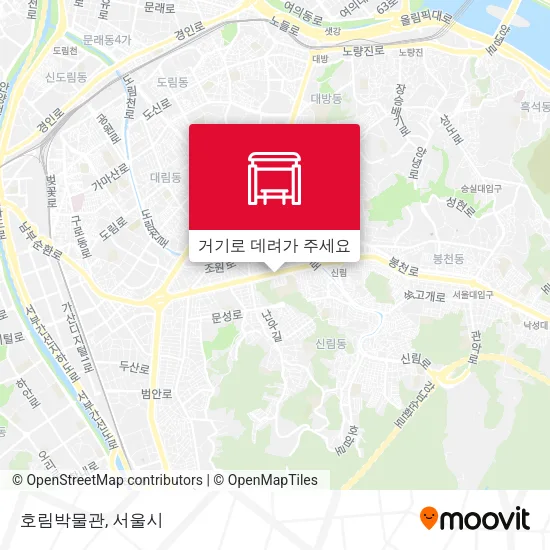 호림박물관 지도