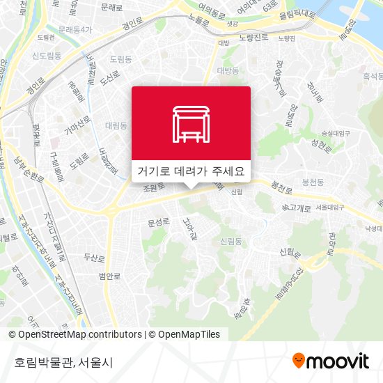 호림박물관 지도