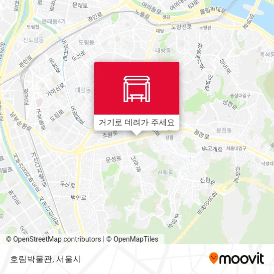 호림박물관 지도