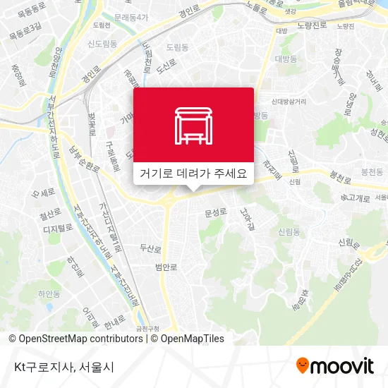 Kt구로지사 지도