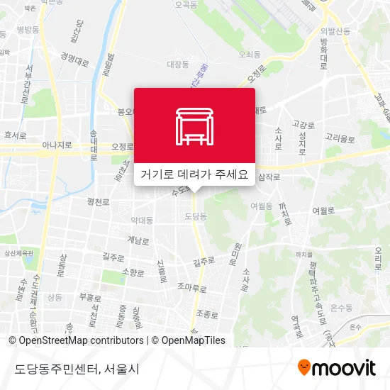 도당동주민센터 지도