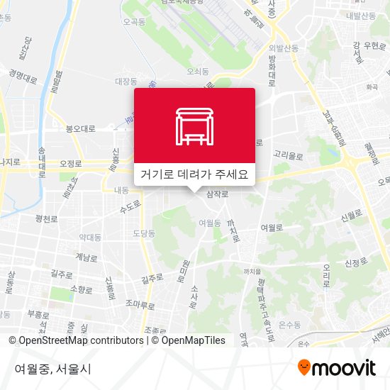 여월중 지도