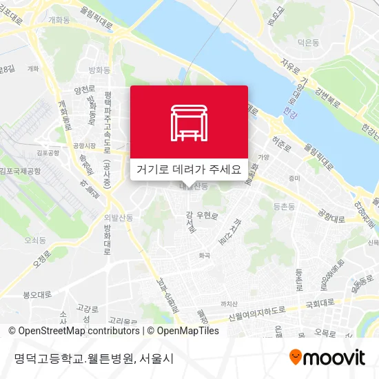 명덕고등학교.웰튼병원 지도
