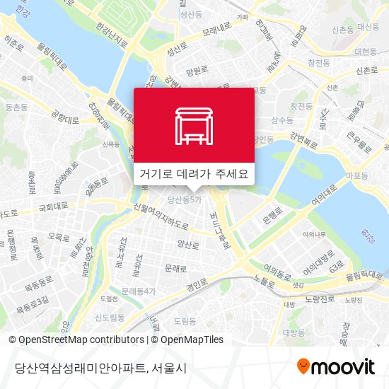 당산역삼성래미안아파트 지도