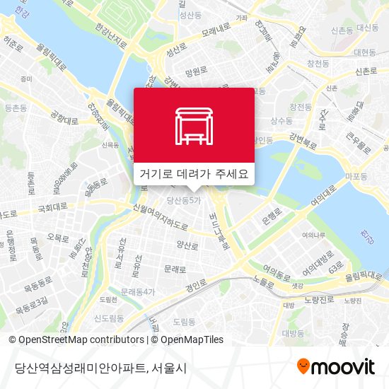 당산역삼성래미안아파트 지도