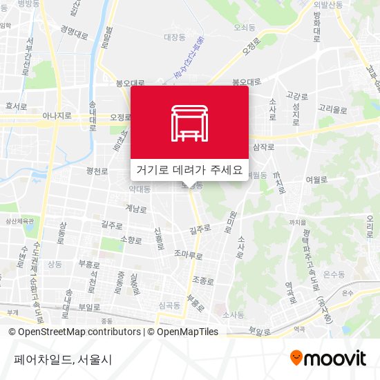 페어차일드 지도