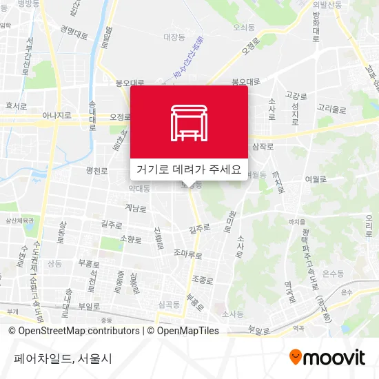 페어차일드 지도