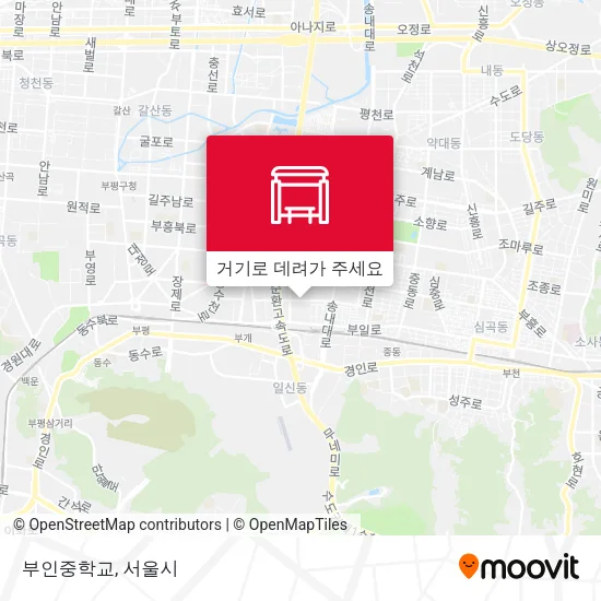 부인중학교 지도