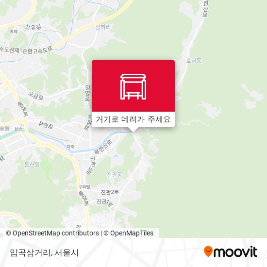 입곡삼거리 지도