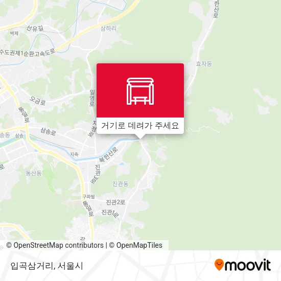 입곡삼거리 지도