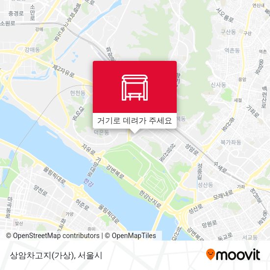 상암차고지(가상) 지도