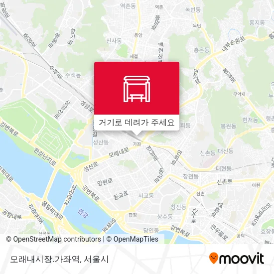 모래내시장.가좌역 지도