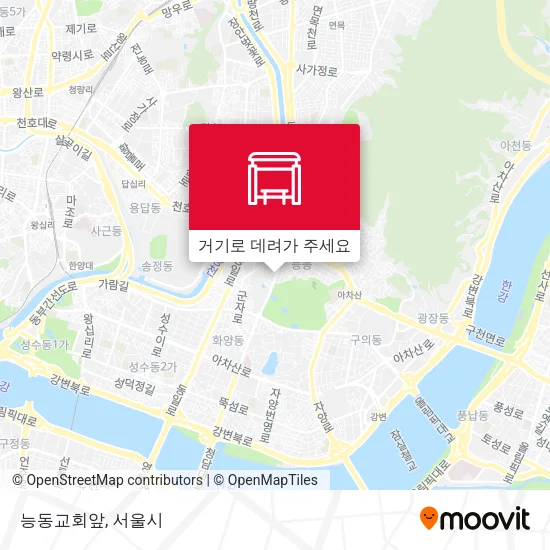 능동교회앞 지도