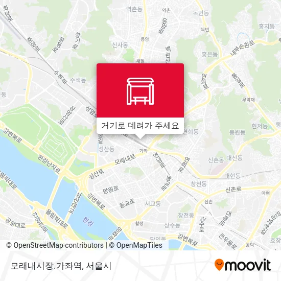 모래내시장.가좌역 지도