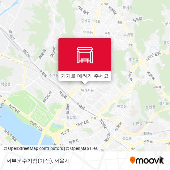 서부운수기점(가상) 지도