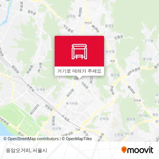 응암오거리 지도