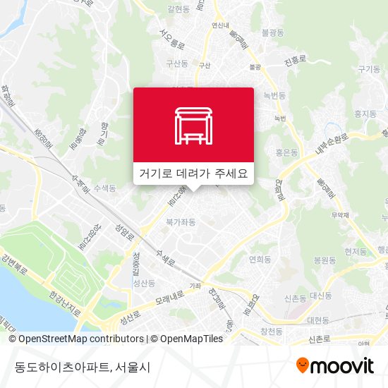 동도하이츠아파트 지도