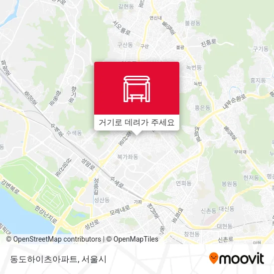 동도하이츠아파트 지도